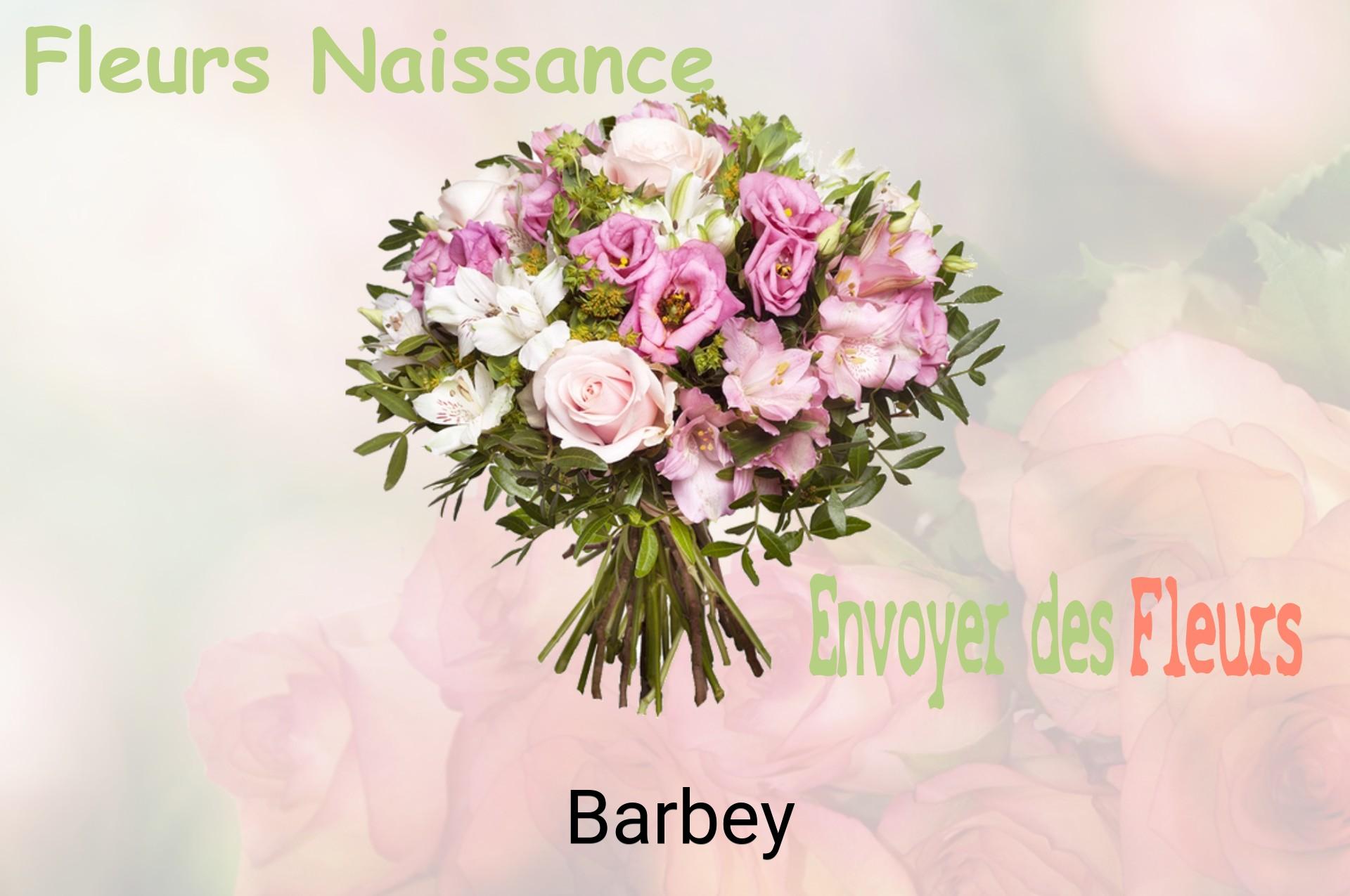 Bouquet de fleurs de naissance livré à Barbey